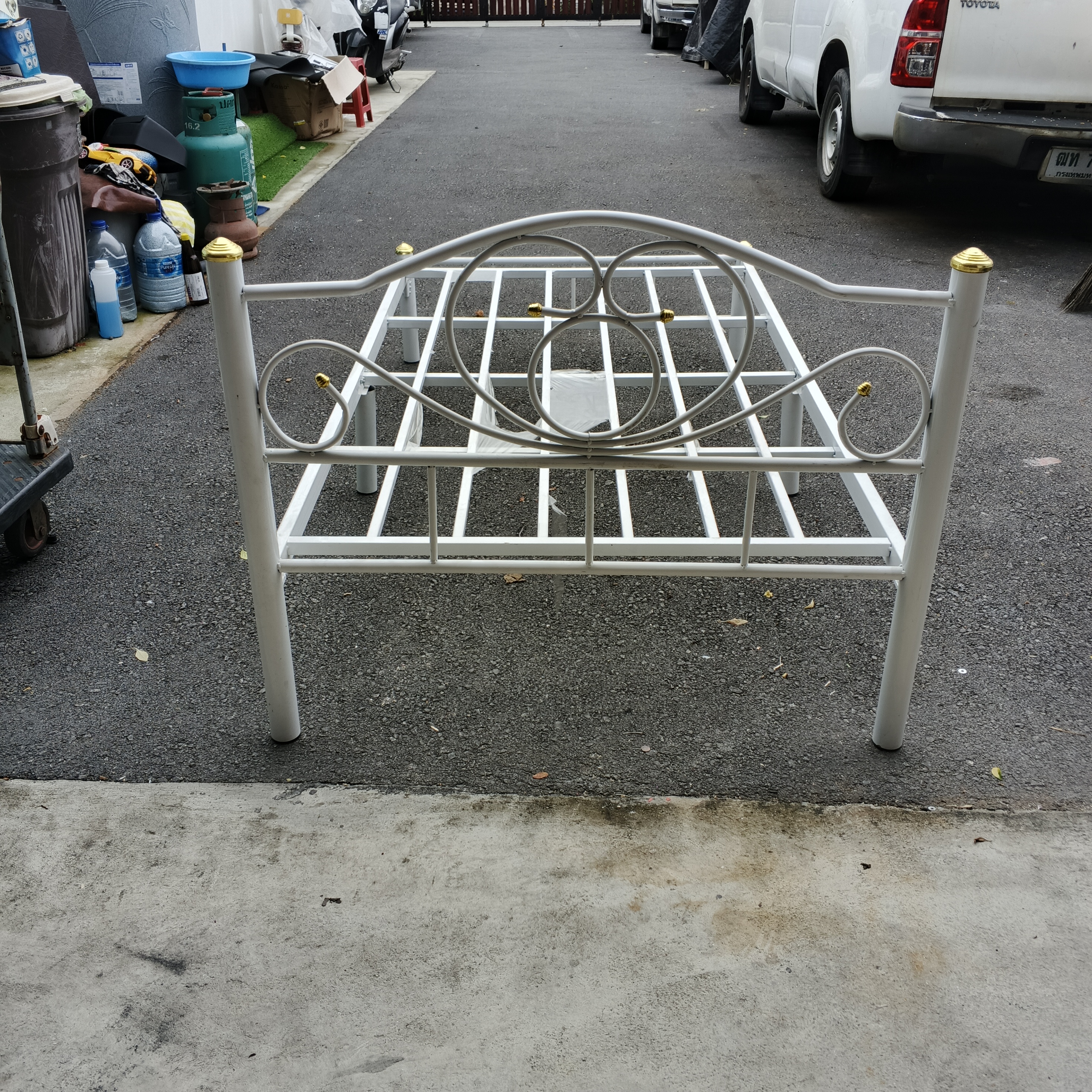 เตียงเหล็กแบบบาง3.5ฟุต