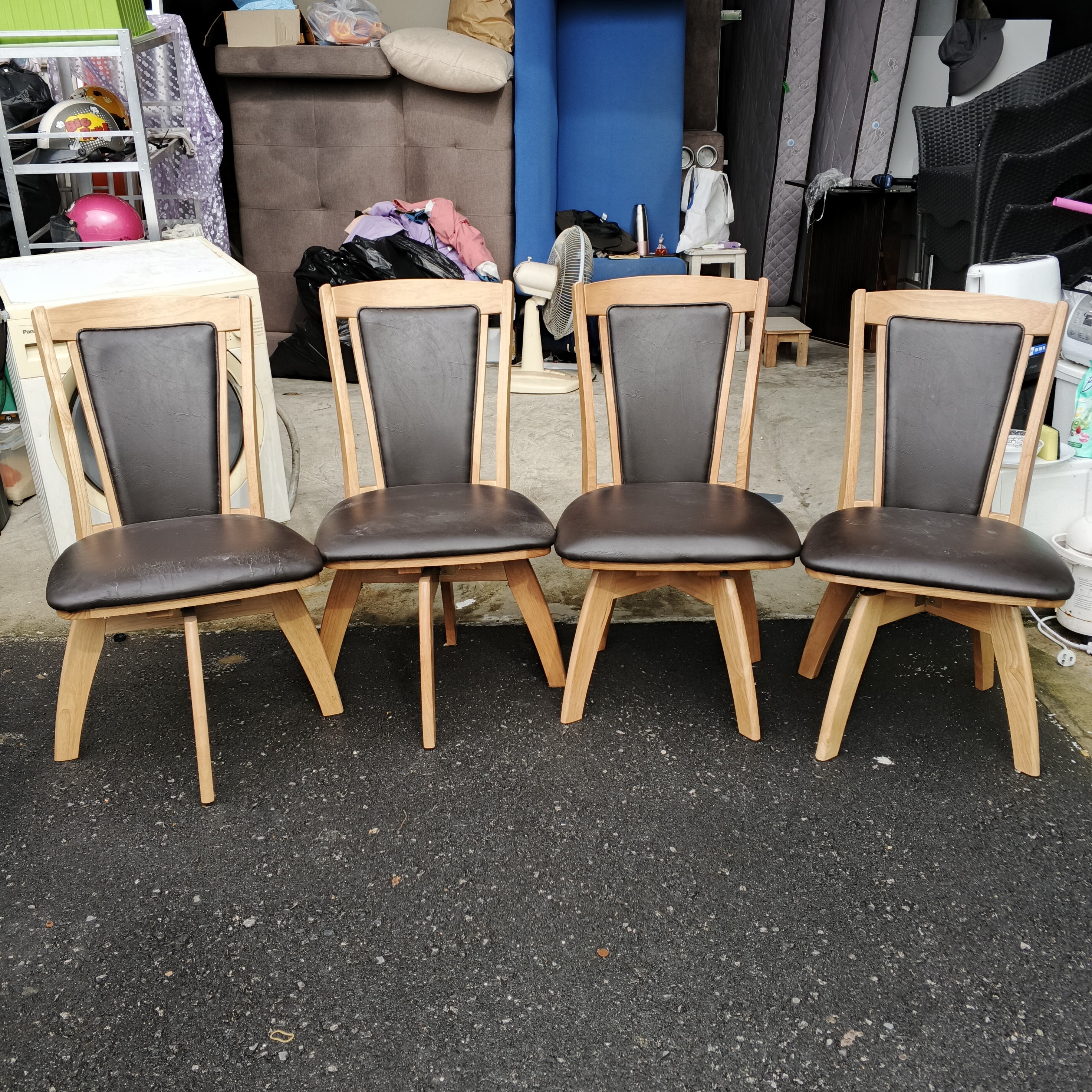 เก้าอี้เบาะไม้